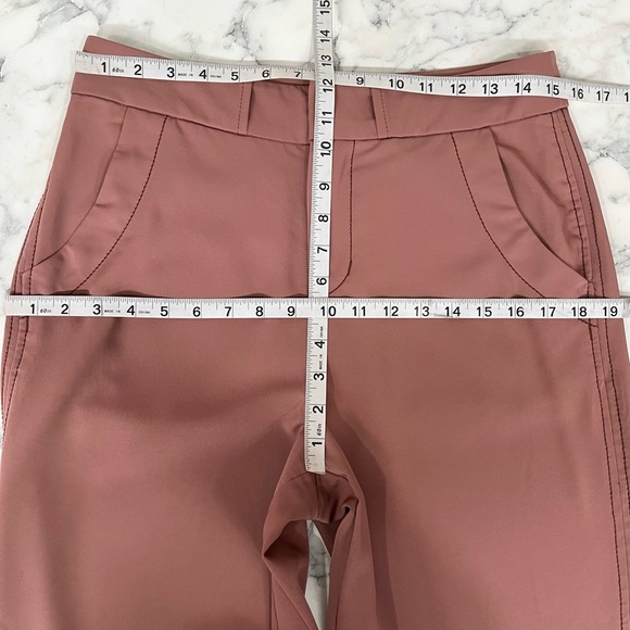 BDG dusty rose salmon mauve straight leg crop trouser pants size 6 - Picture 6 of 9